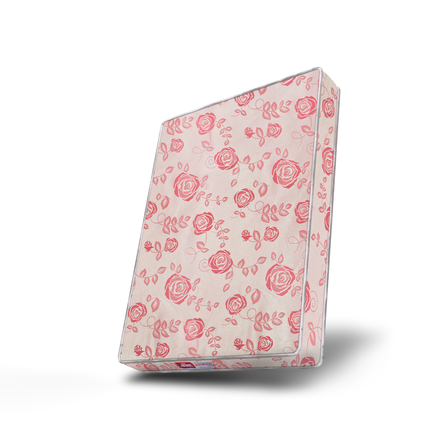 Floral-patterned Mattress on a white background