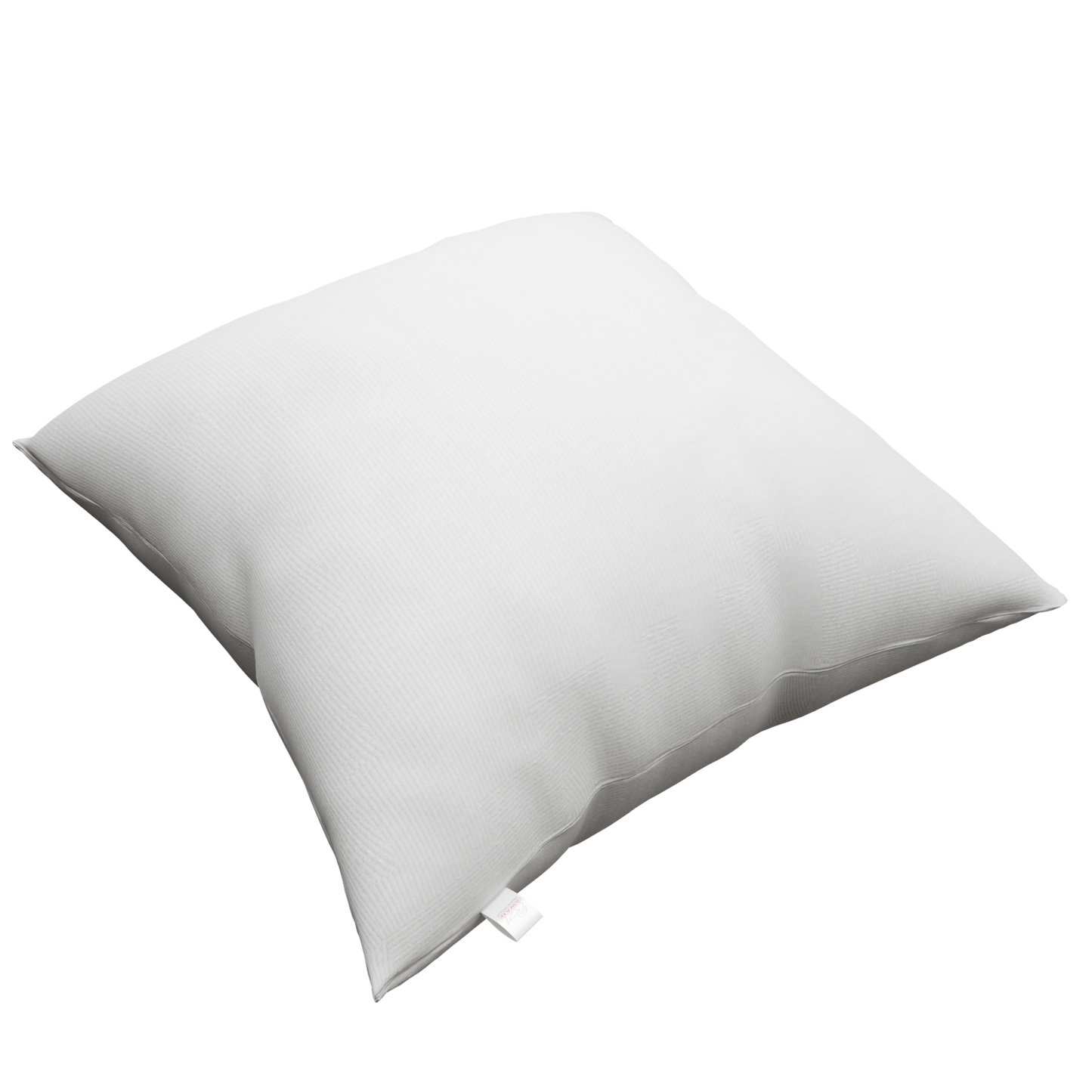 White color swan comfort cushion on a white background
