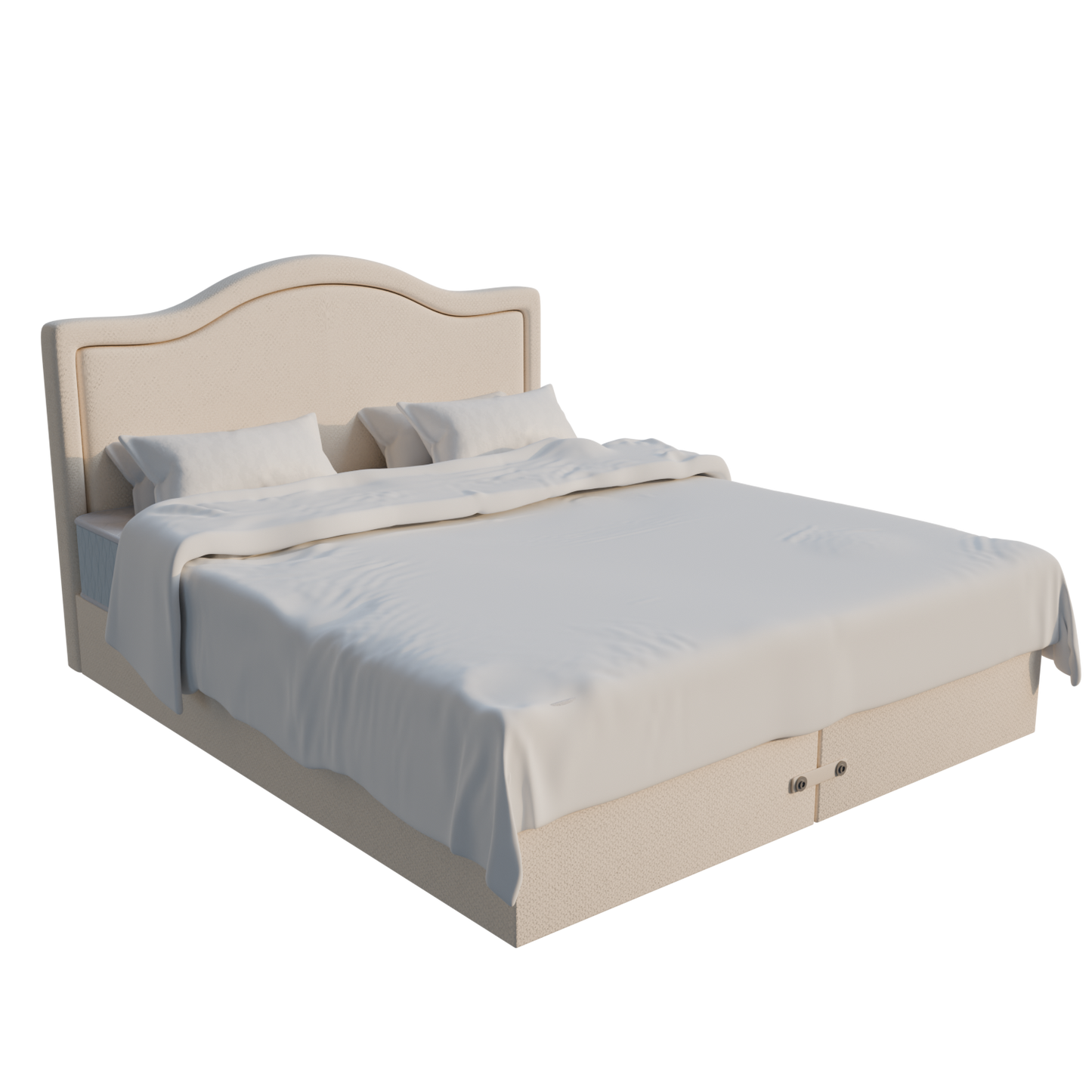 Swan Green Wave Divan