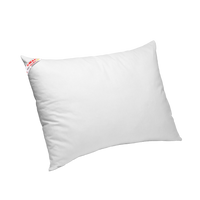 White Super micro fiber pillow on a white background