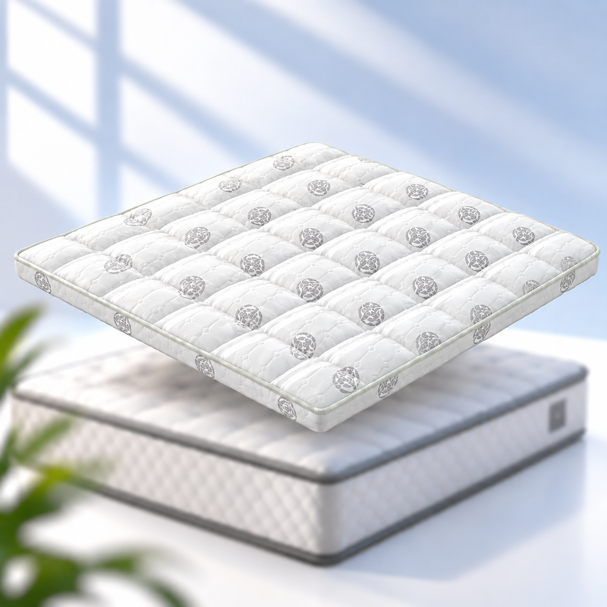 Swan Mattress Topper with Memory Foam
