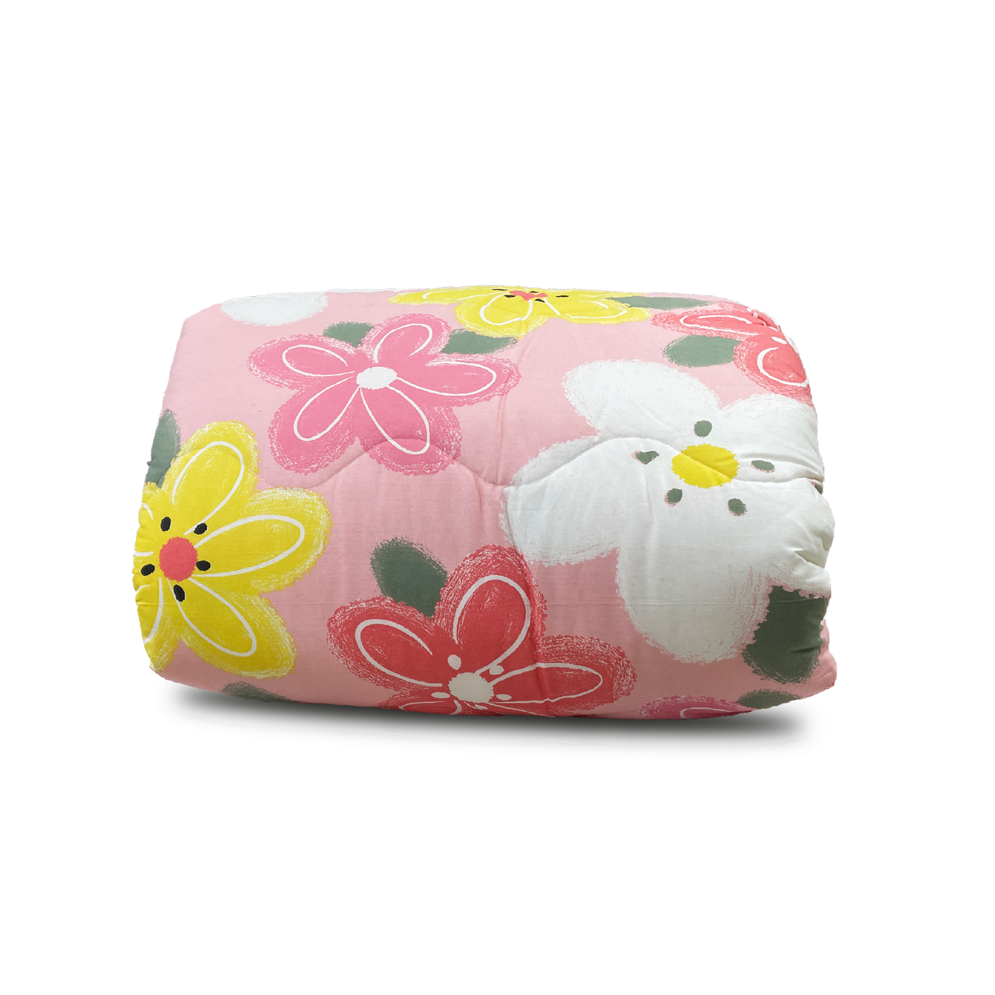 swan Comforter in white background