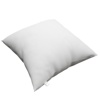 White color swan comfort cushion on a white background