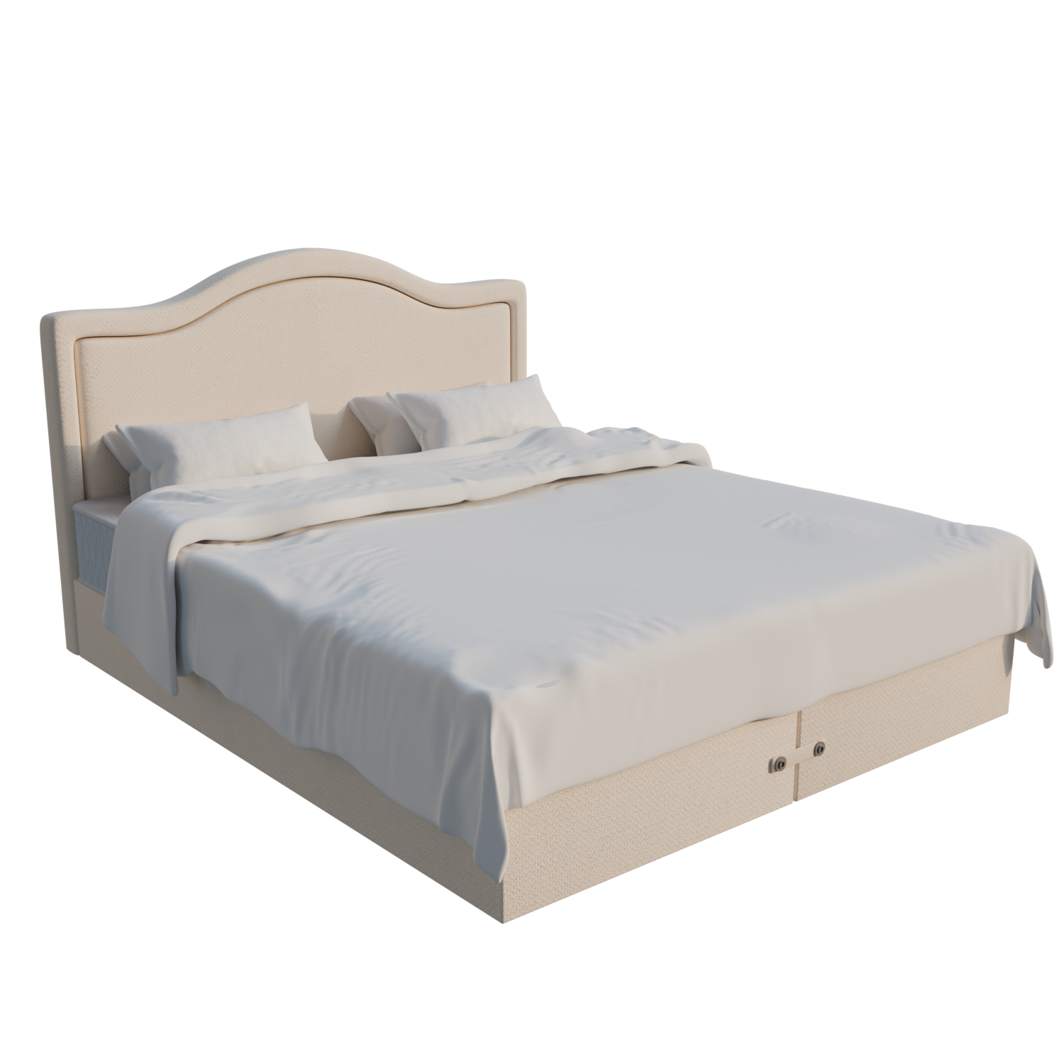 Swan Green Wave Divan